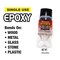 BAZIC Epoxy Glue Quick Setting w/ Syringe Applicator 0.2 oz (5.6g)